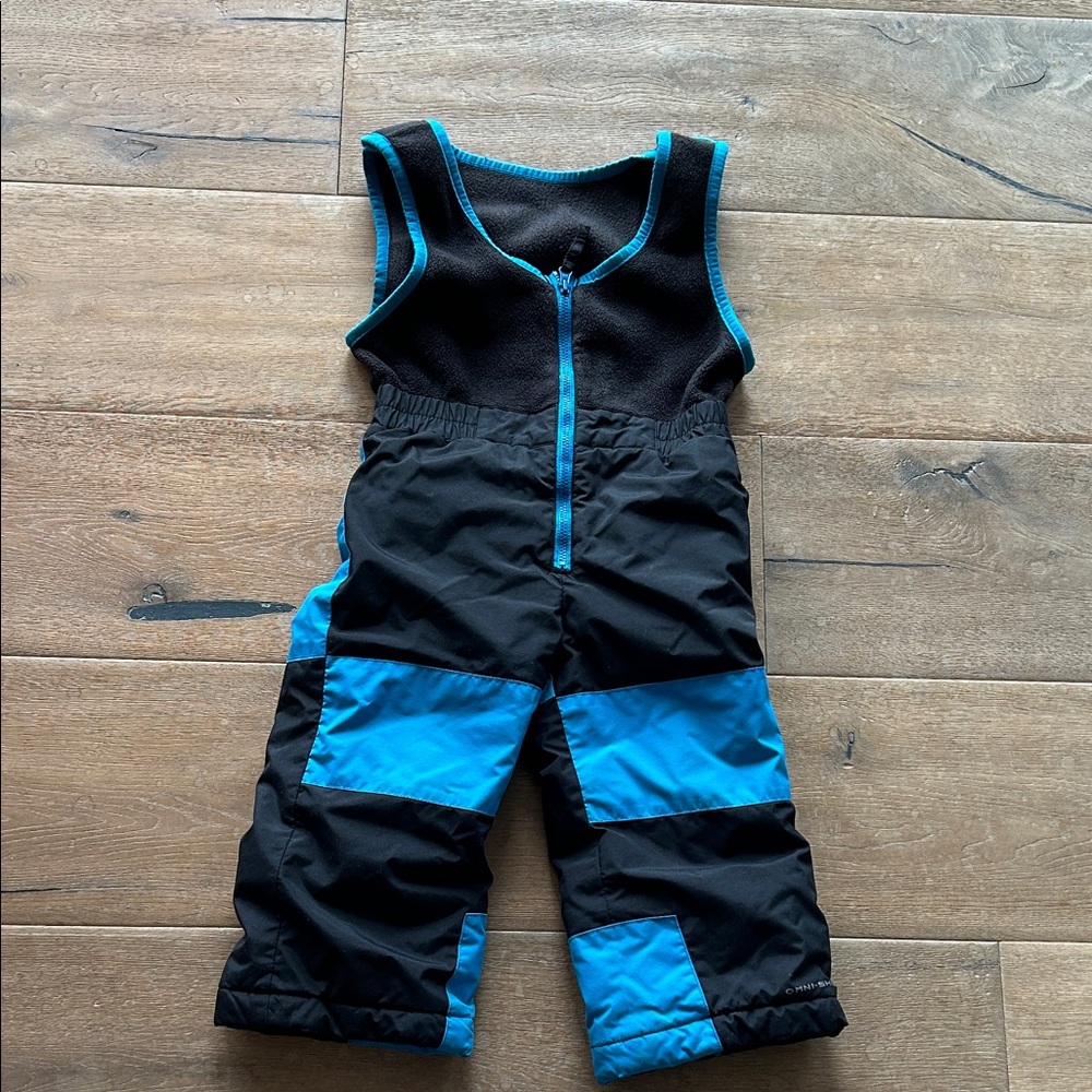 Stylish Black and Blue Kids snow Overalls
